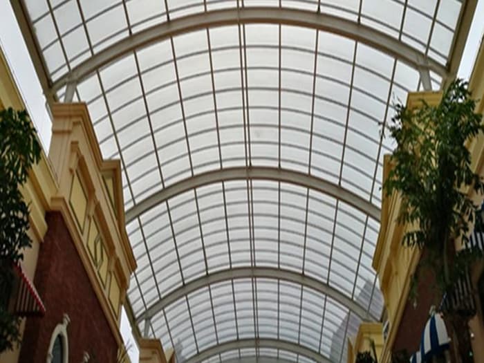 梅河口屋面网架顶棚吊装方案